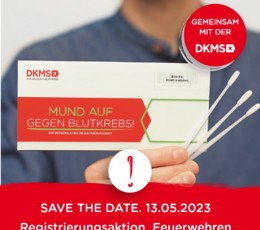 DKMS Aktion 13.05.2023 12-18 Uhr Gertehaus 