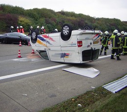 2013-10-12 Hilfeleistung: Verkehrsunfall BAB3 Richtung Kln