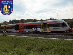 2019-06-18 Feueralarm: Brennt Zug / Menschen in Gefahr