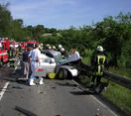 Schwerer Verkehrsunfall 22.06.2005