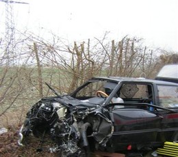 Schwerer Verkehrsunfall 15.01.2006