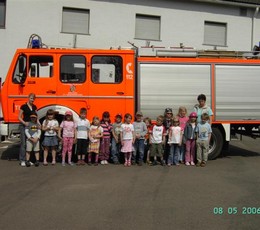 Brandschutzerziehung 2006 Kindergarten In der Schlei