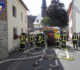 2014-07-15 Feueralarm brennt Wohnhaus in Werschau