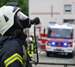 2014-05-22 Alarmübung der Feuerwehren Niederbrechen und Runkel und dem DRK-Brechen
